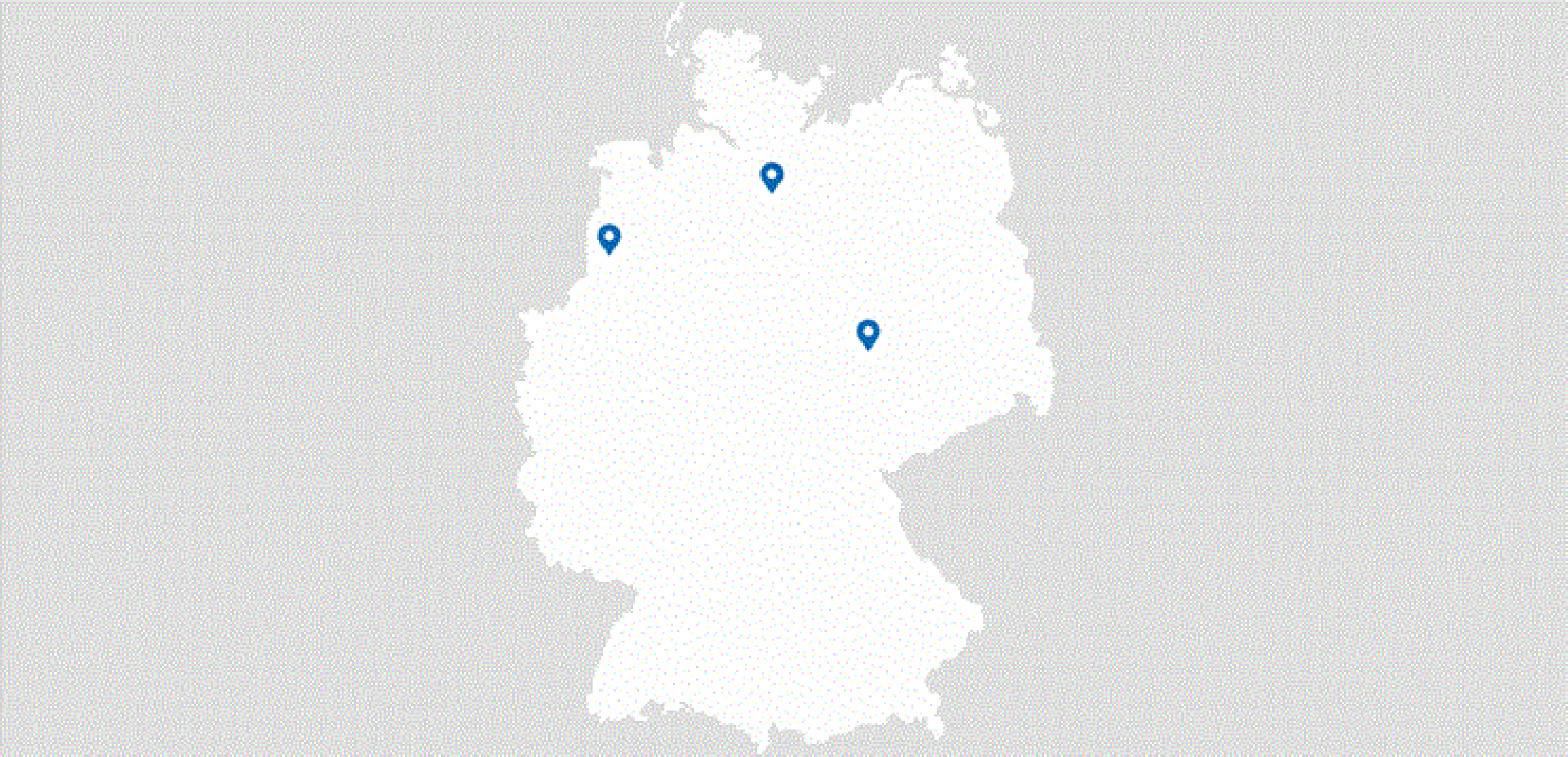 Da, wo man uns braucht. Deutschlandweit und in Europa. Da, wo man uns braucht. Deutschlandweit und in Europa.